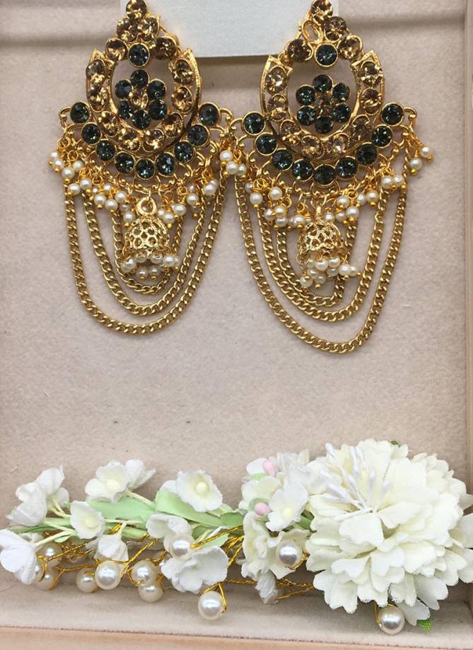 New Jhumka And Chain Design Earrings Collection For Party And Functions